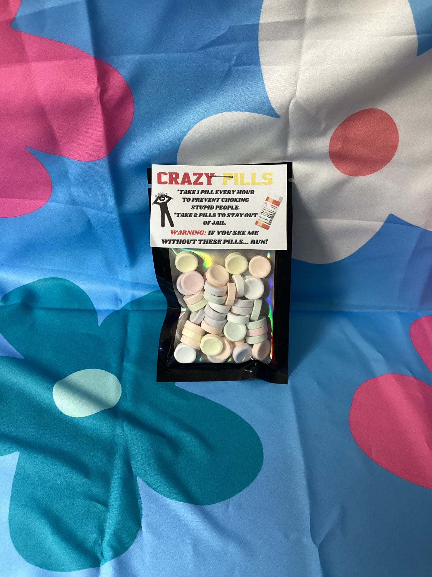 Crazy pills gag gift