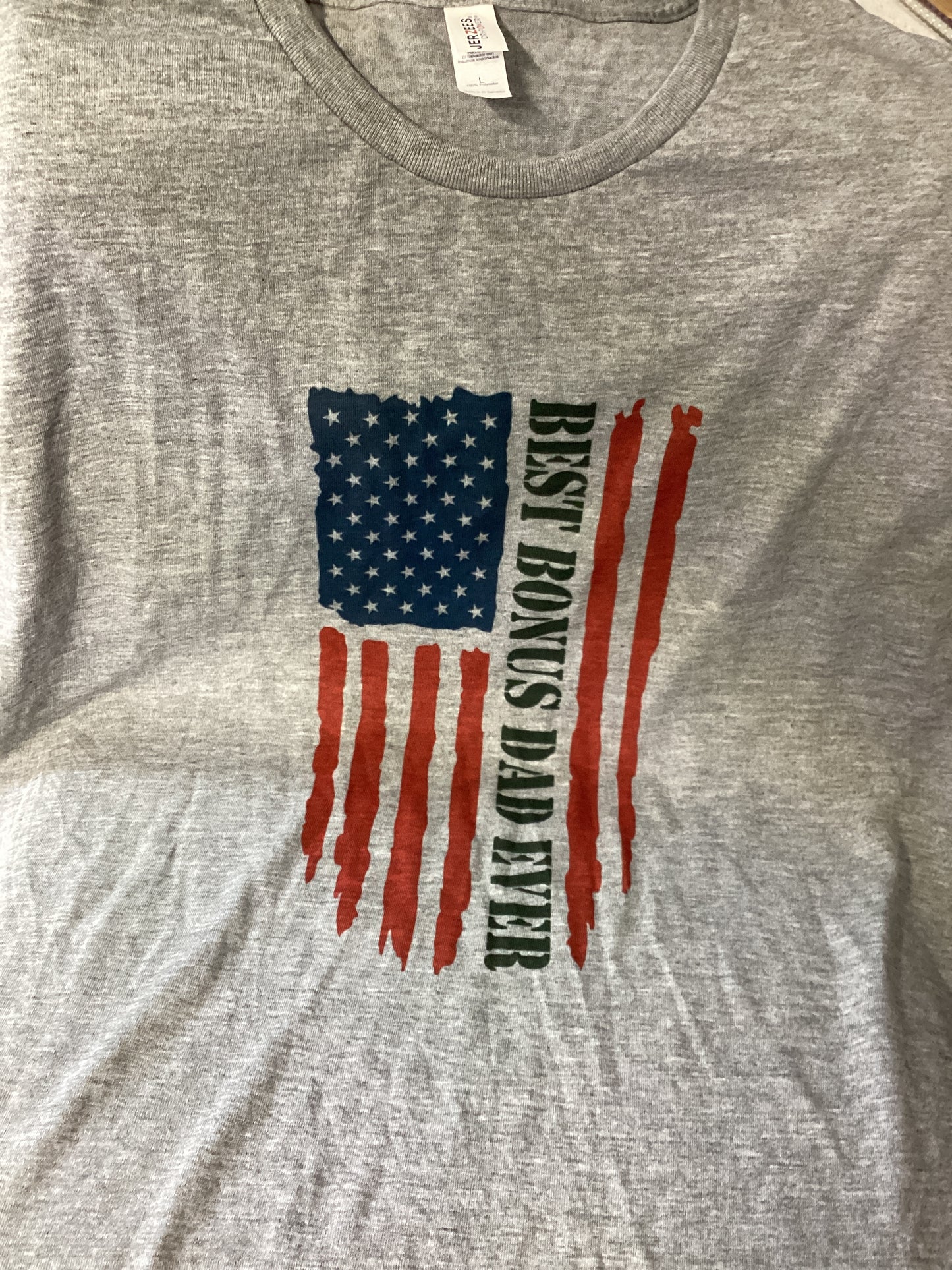 Best bonus dad shirt