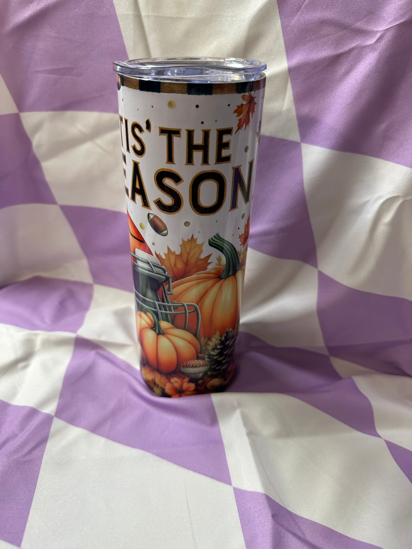 Tis the season football 20 oz tumbler