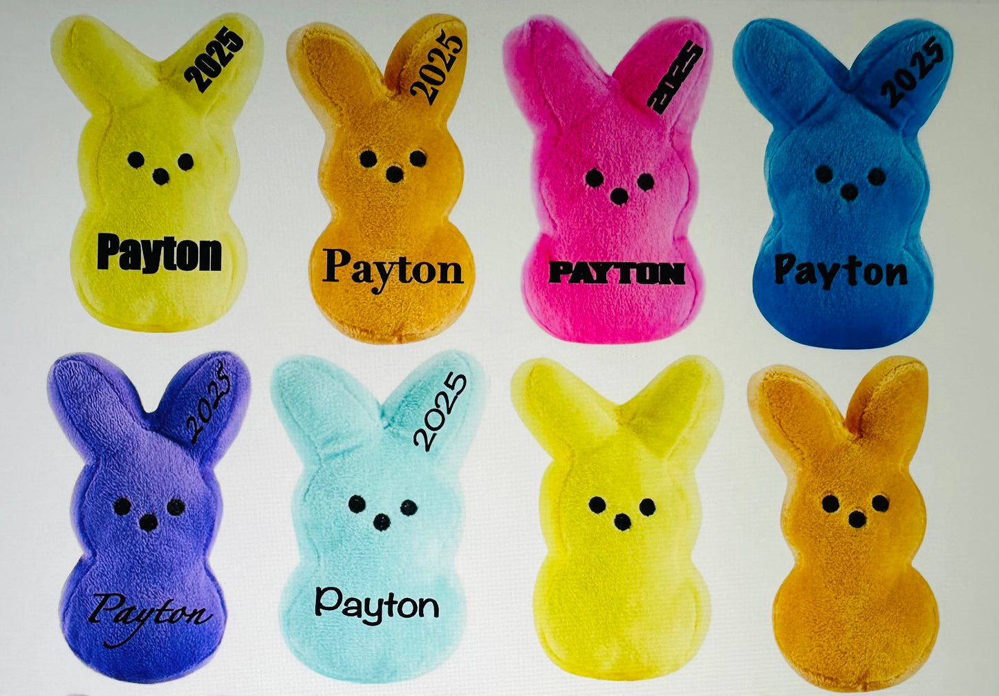 Customized stuffed peep