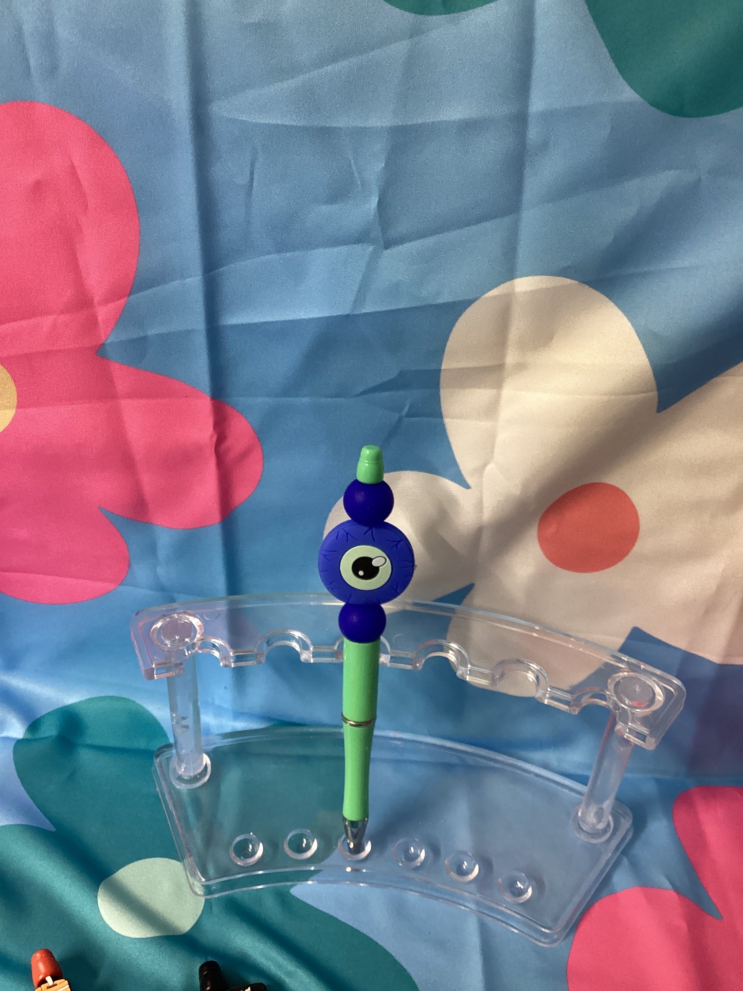 Evil eye beaded pen
