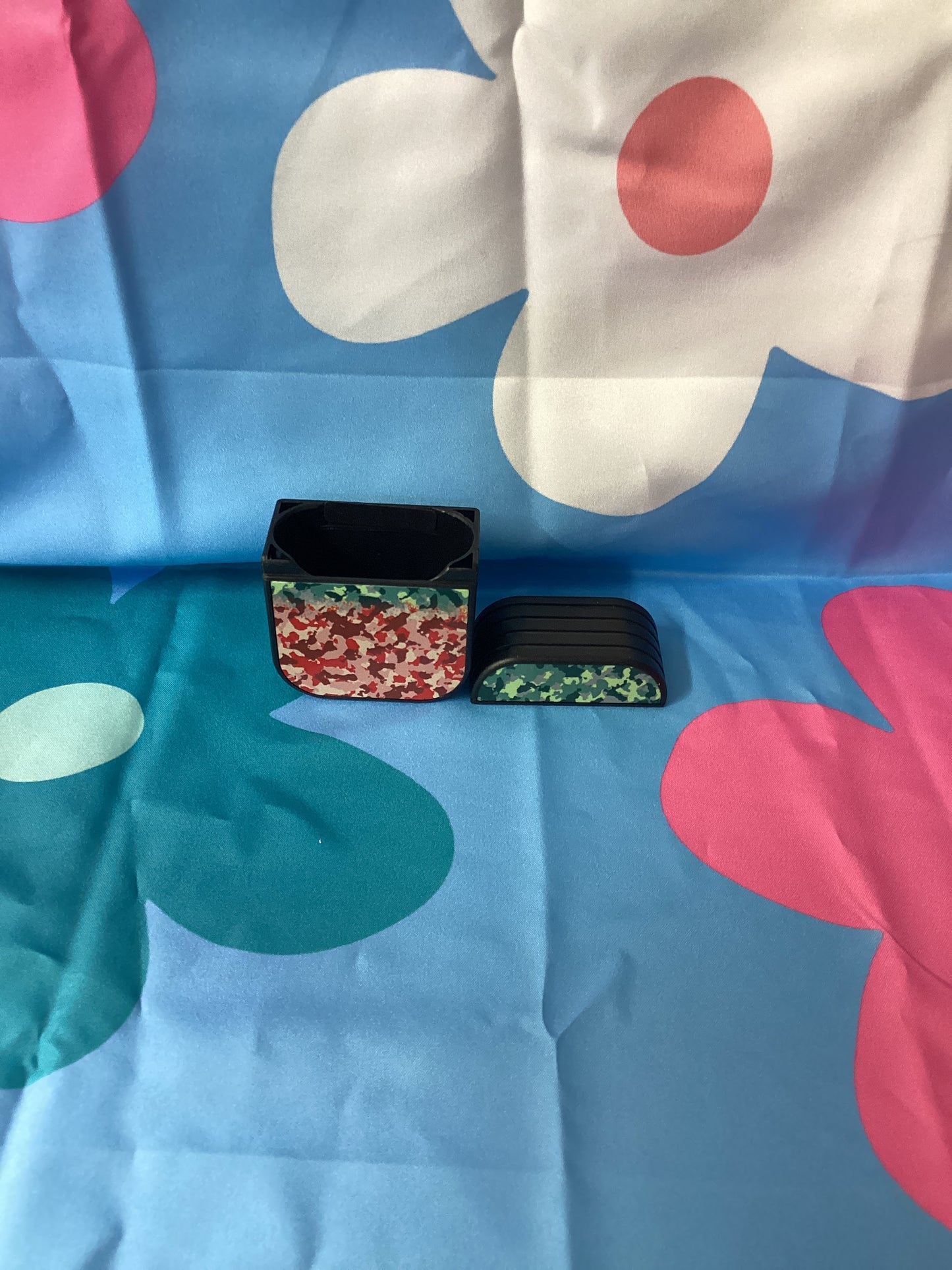 Green and red camo Air pod case for gen 1 +2