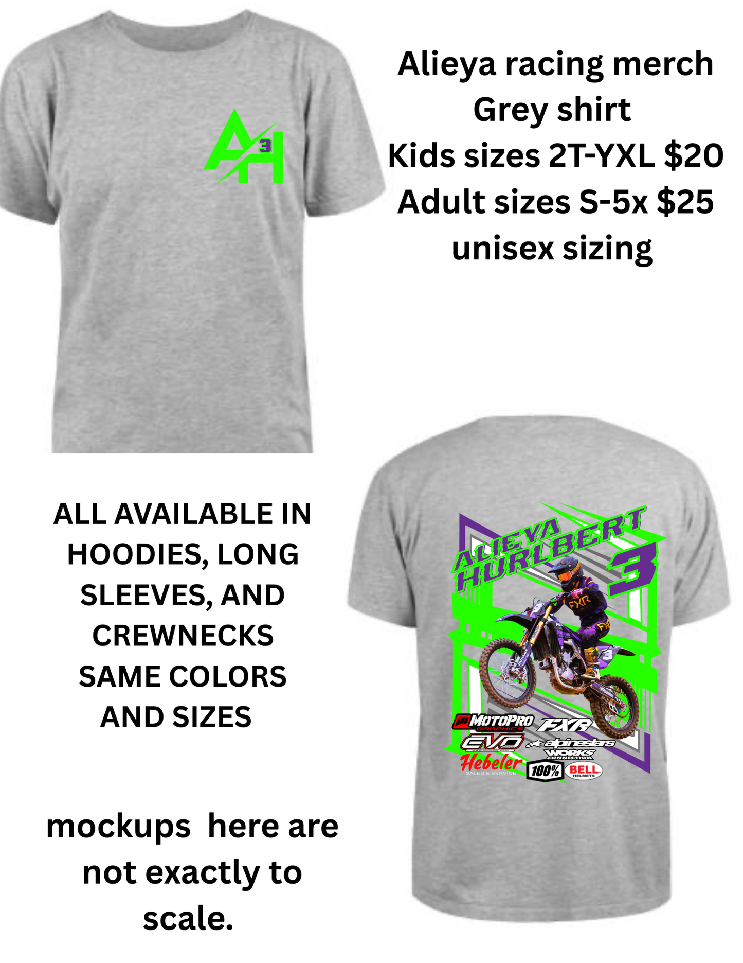 Alieya Racing Merch t shirt