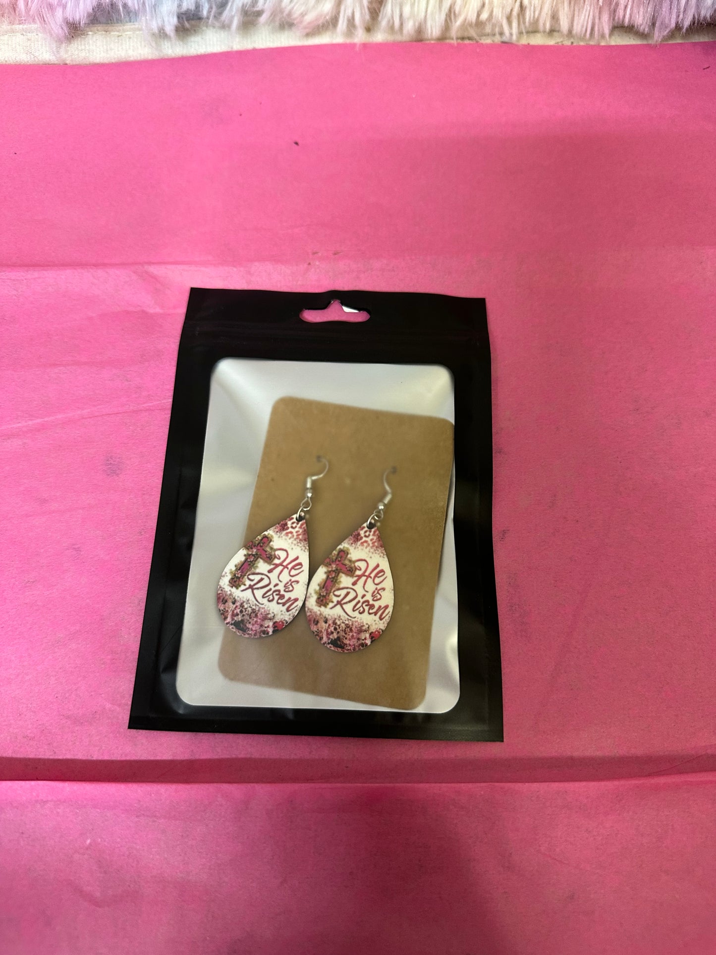 He is Risen Earrings
