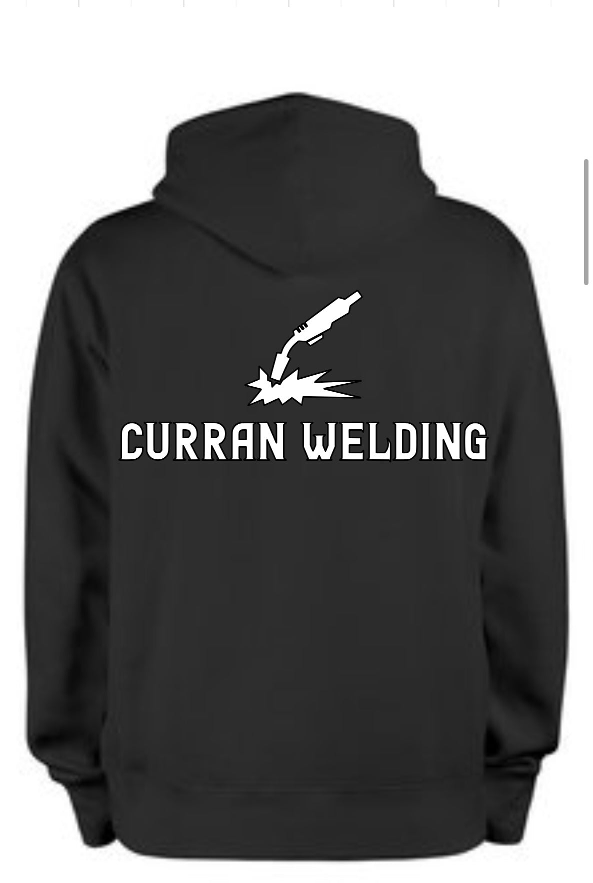 Curran Welding Black hoodie