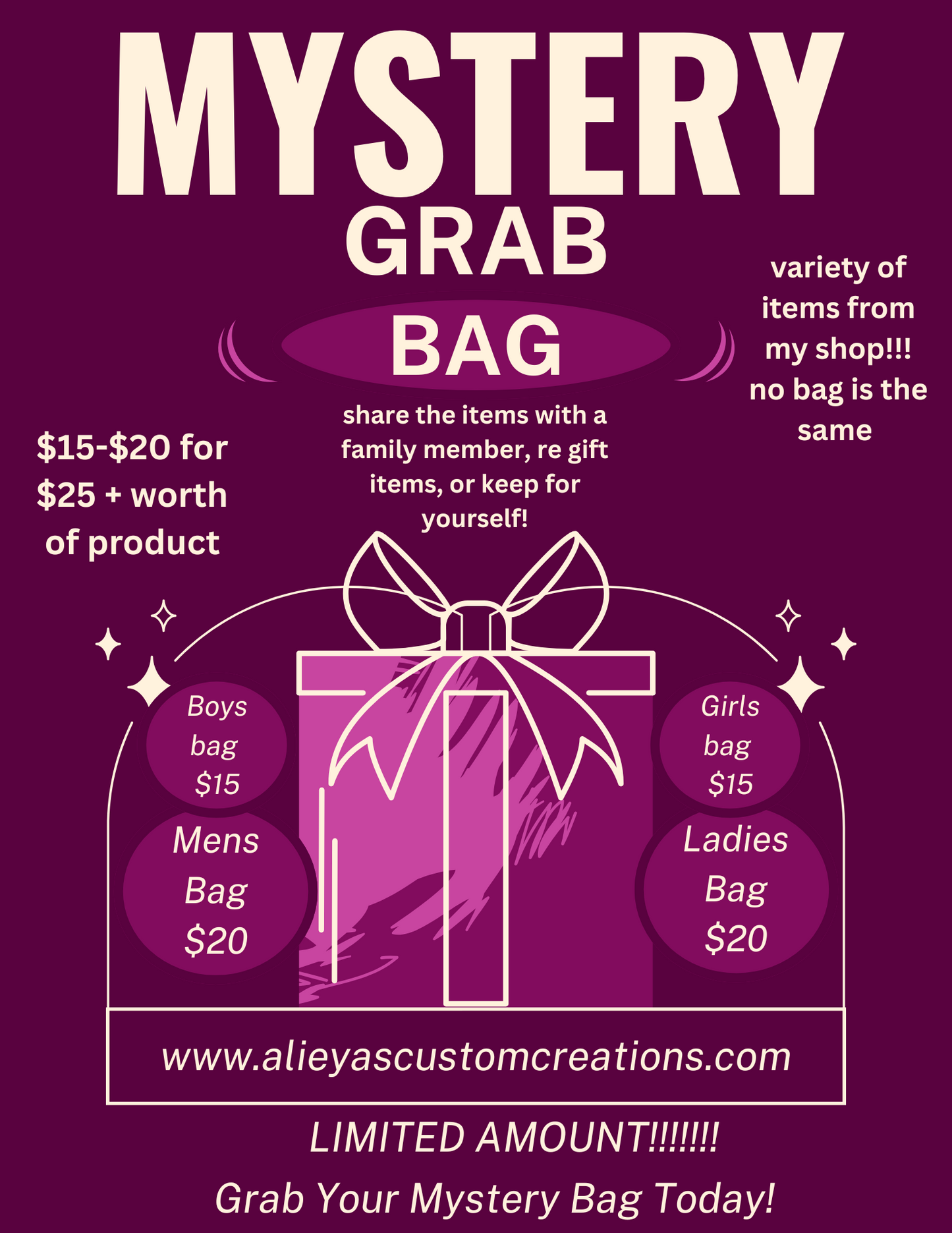 Boys (kids) Mystery Grab Bags