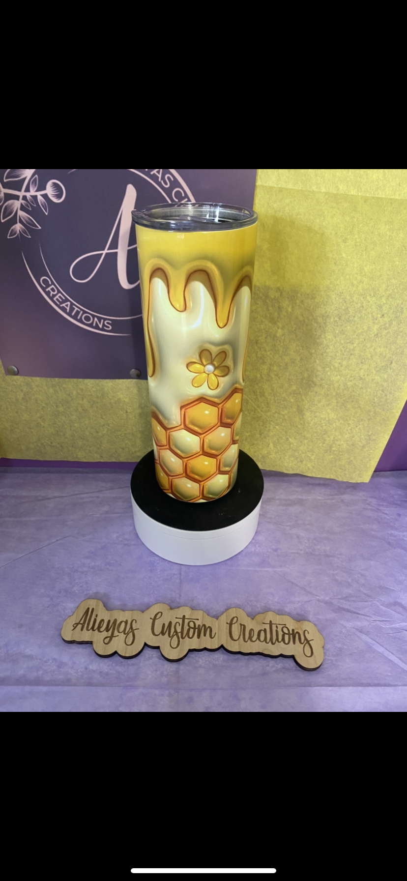 3d honey 20 oz tumbler