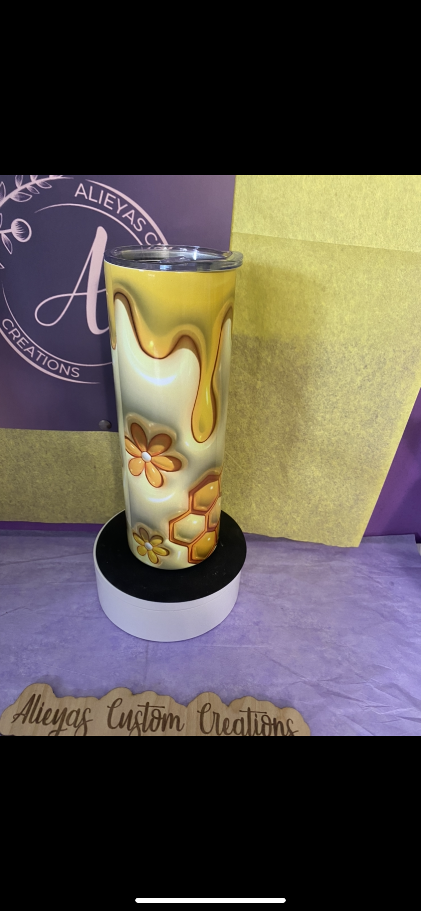 3d honey 20 oz tumbler