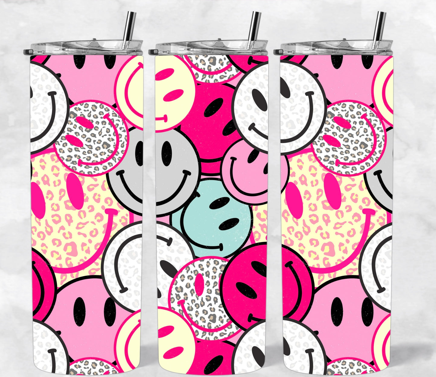 Smiley 20 oz tumbler