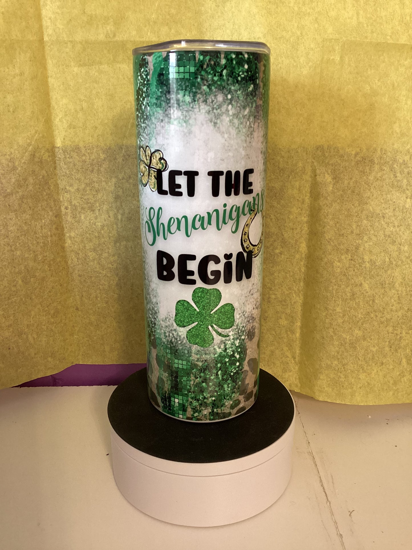Let the shenanigans begin 20 oz tumbler