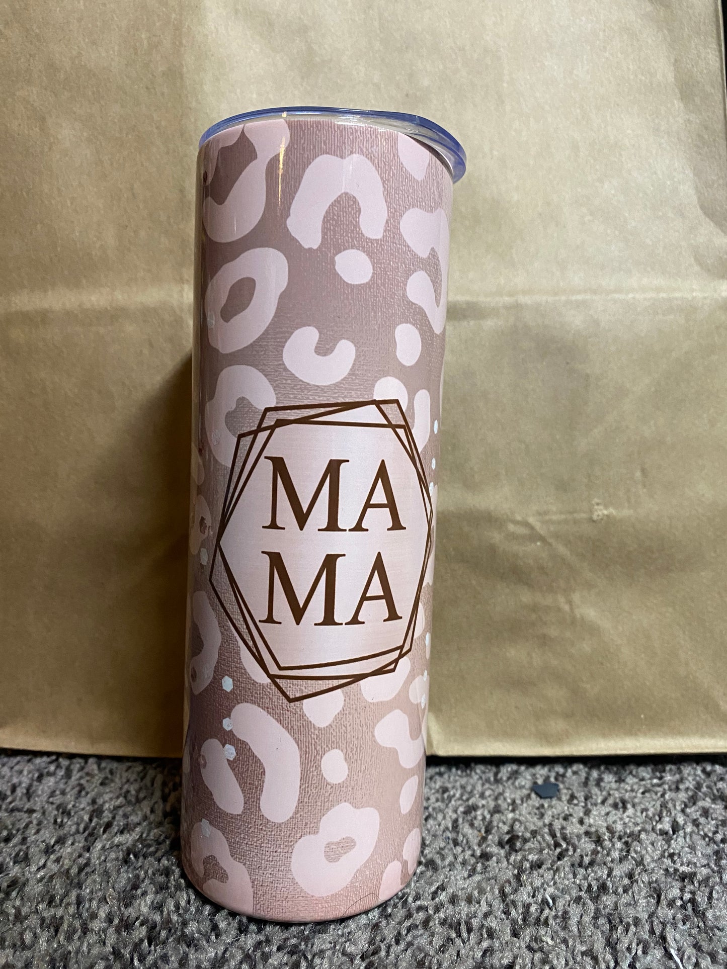 Pink glitter mama