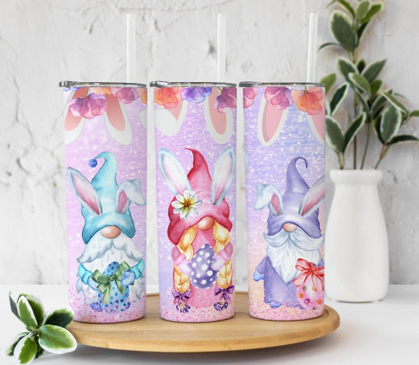 Easter gnomes 20 oz tumbler