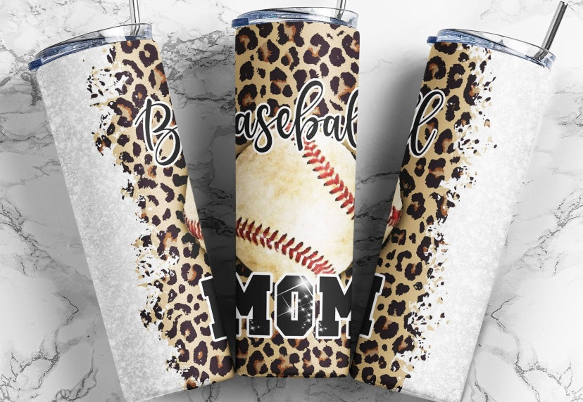 Baseball mom 20 oz tumbler