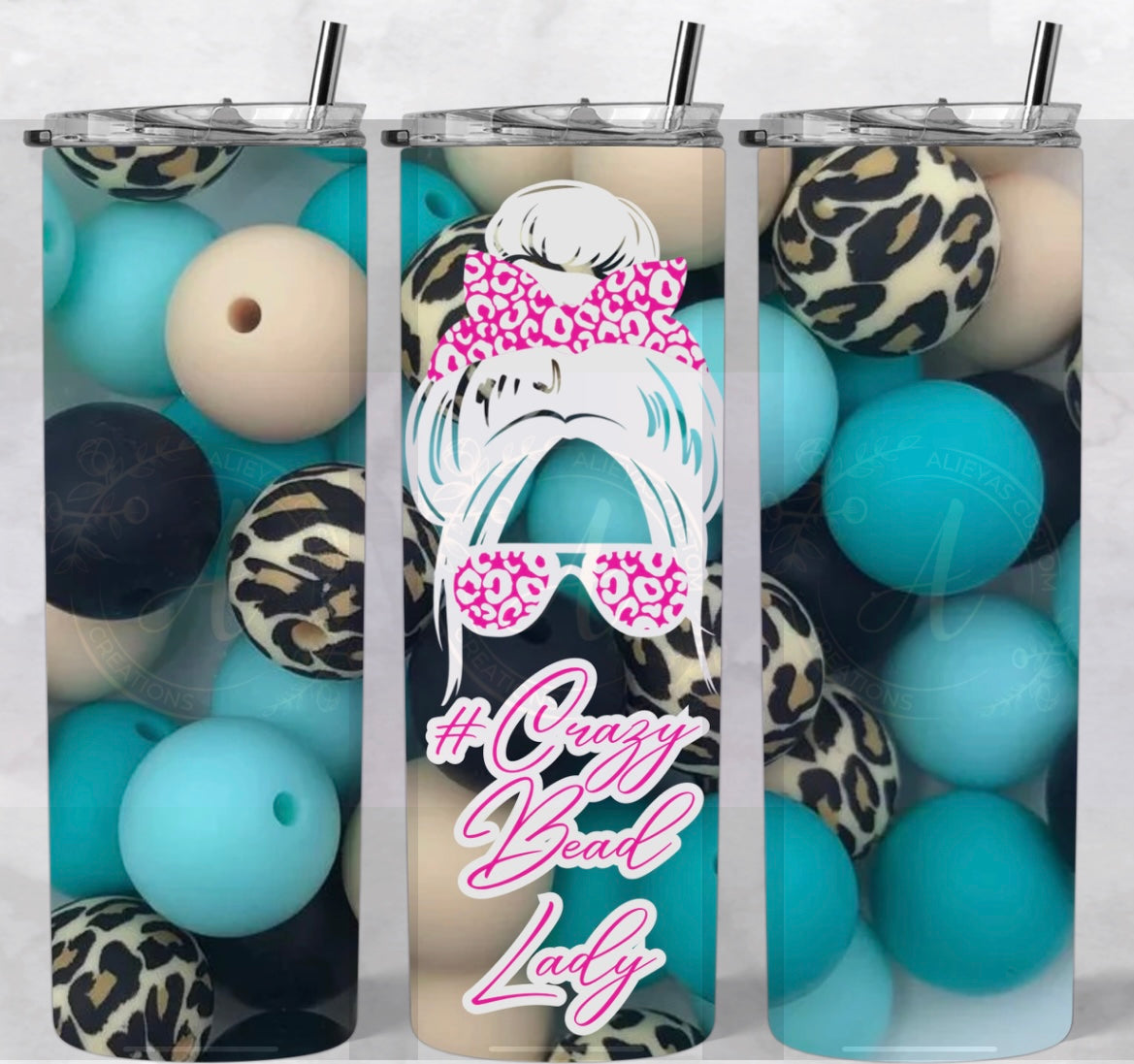 #Crazy Bead Lady 20 oz tumbler