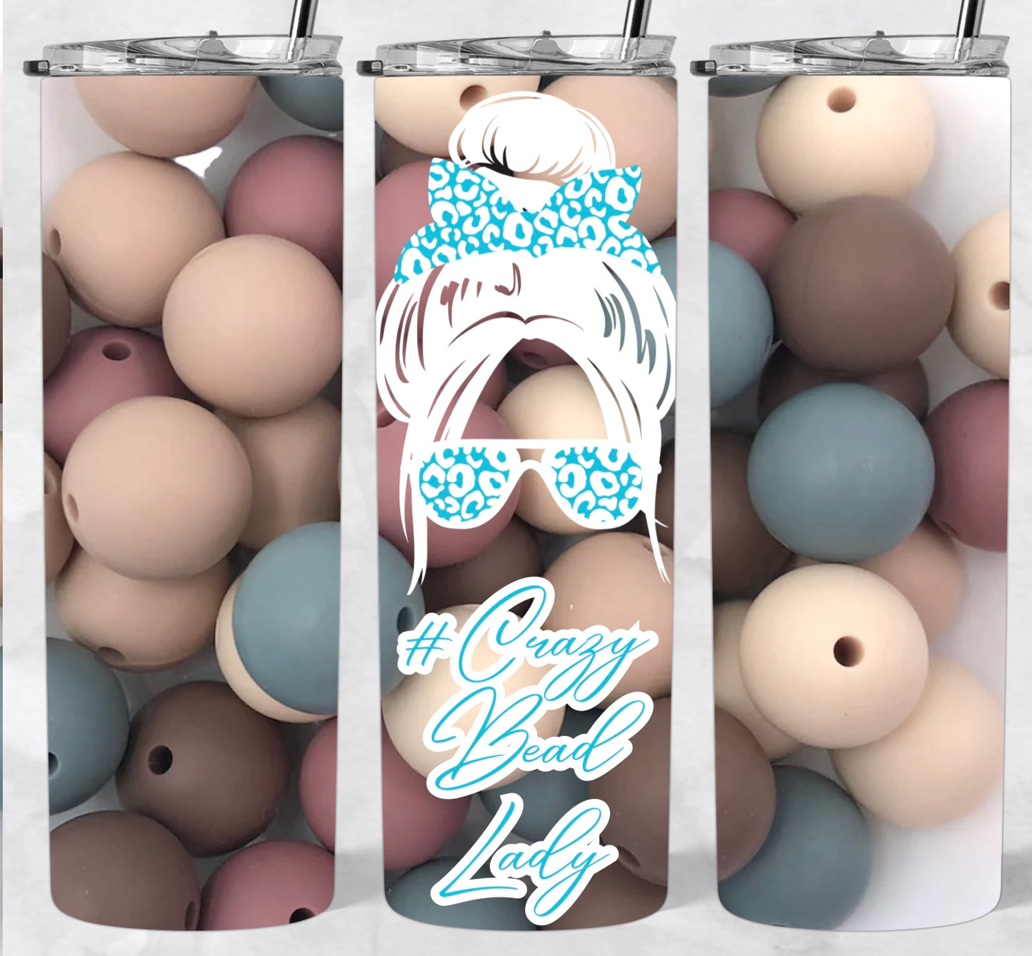 #Crazy Bead Lady 20 oz tumbler