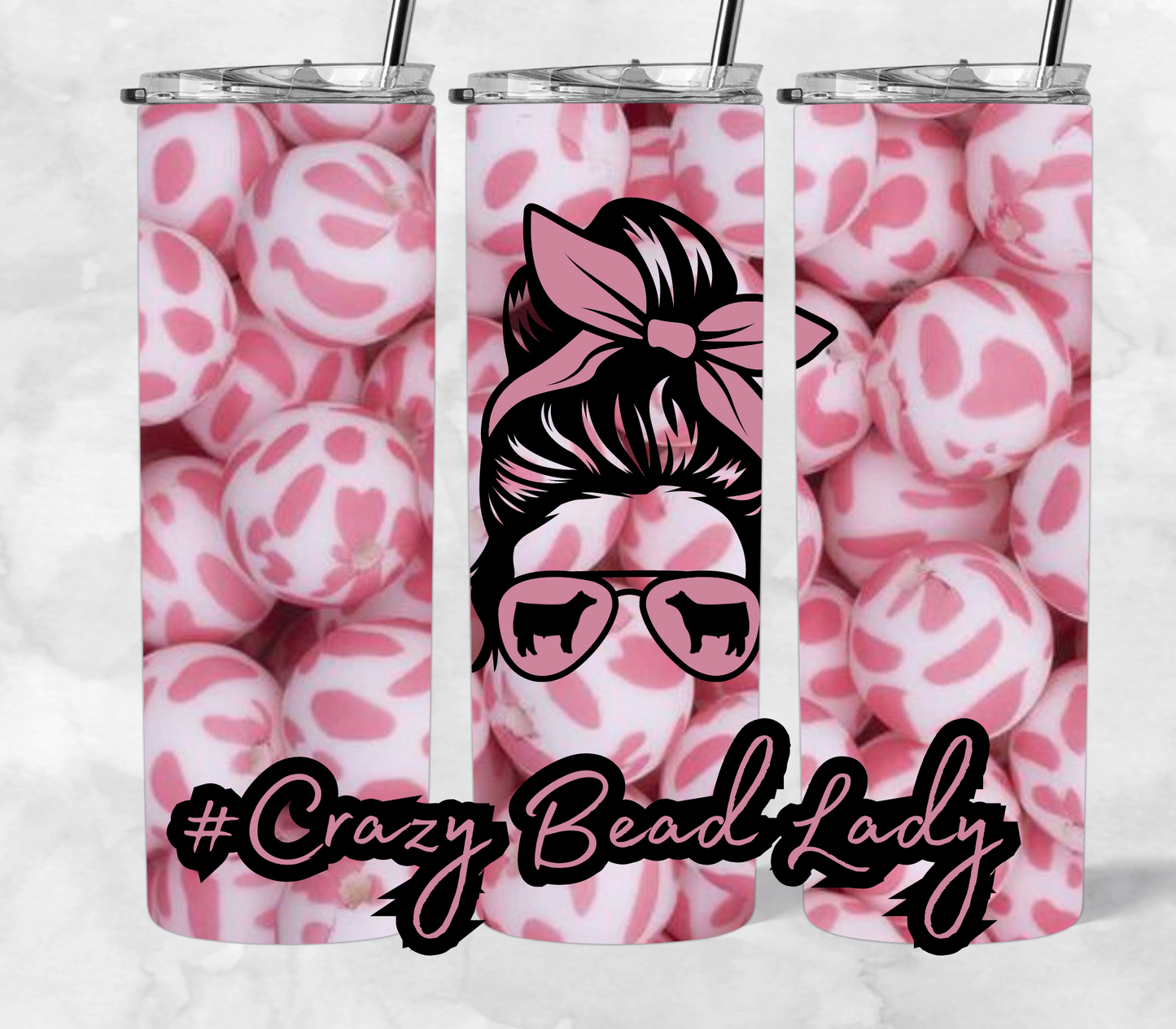 #Crazy Bead Lady 20 oz tumbler