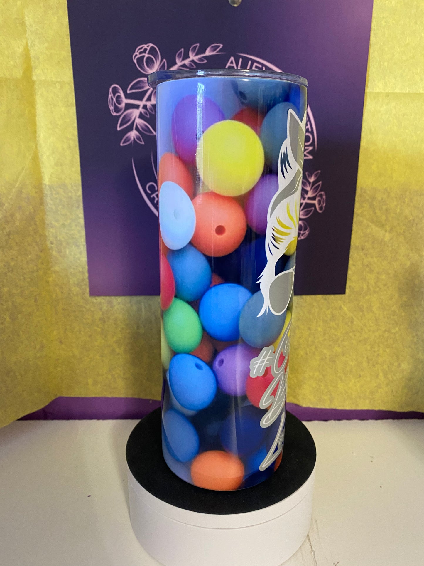 #Crazy Bead Lady 20 oz tumbler