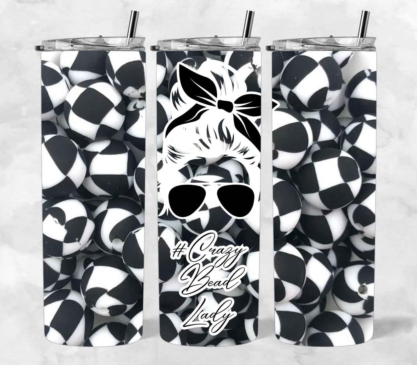 #Crazy Bead Lady 20 oz tumbler