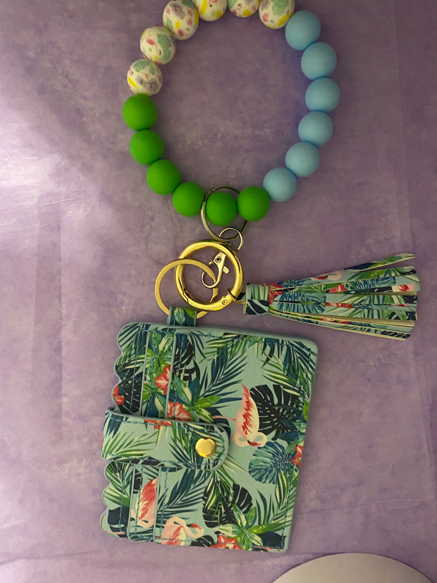 Flamingo Wallet and wristlet