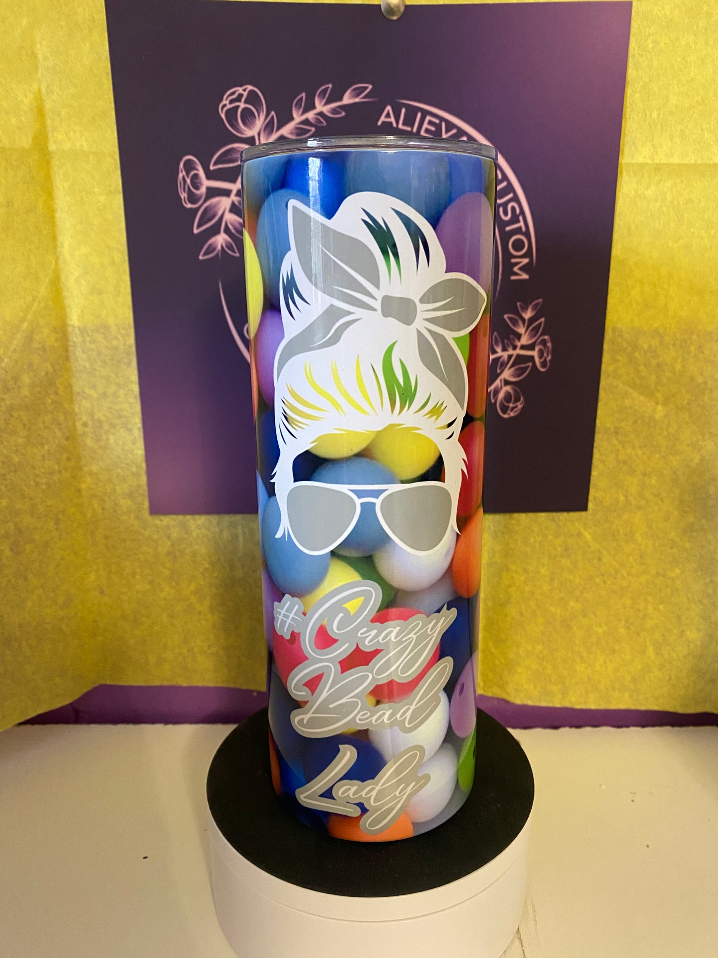#Crazy Bead Lady 20 oz tumbler