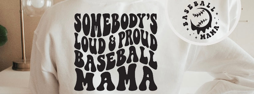 Somebody’s loud mouth baseball mama