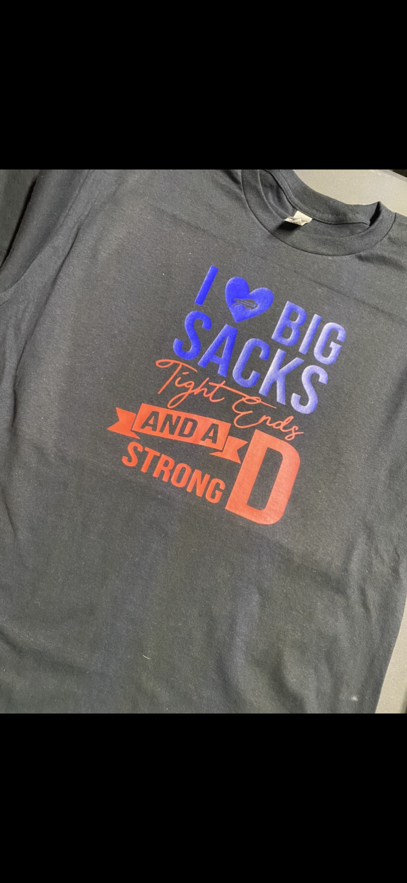 I love big Sacks tight ends and a strong D