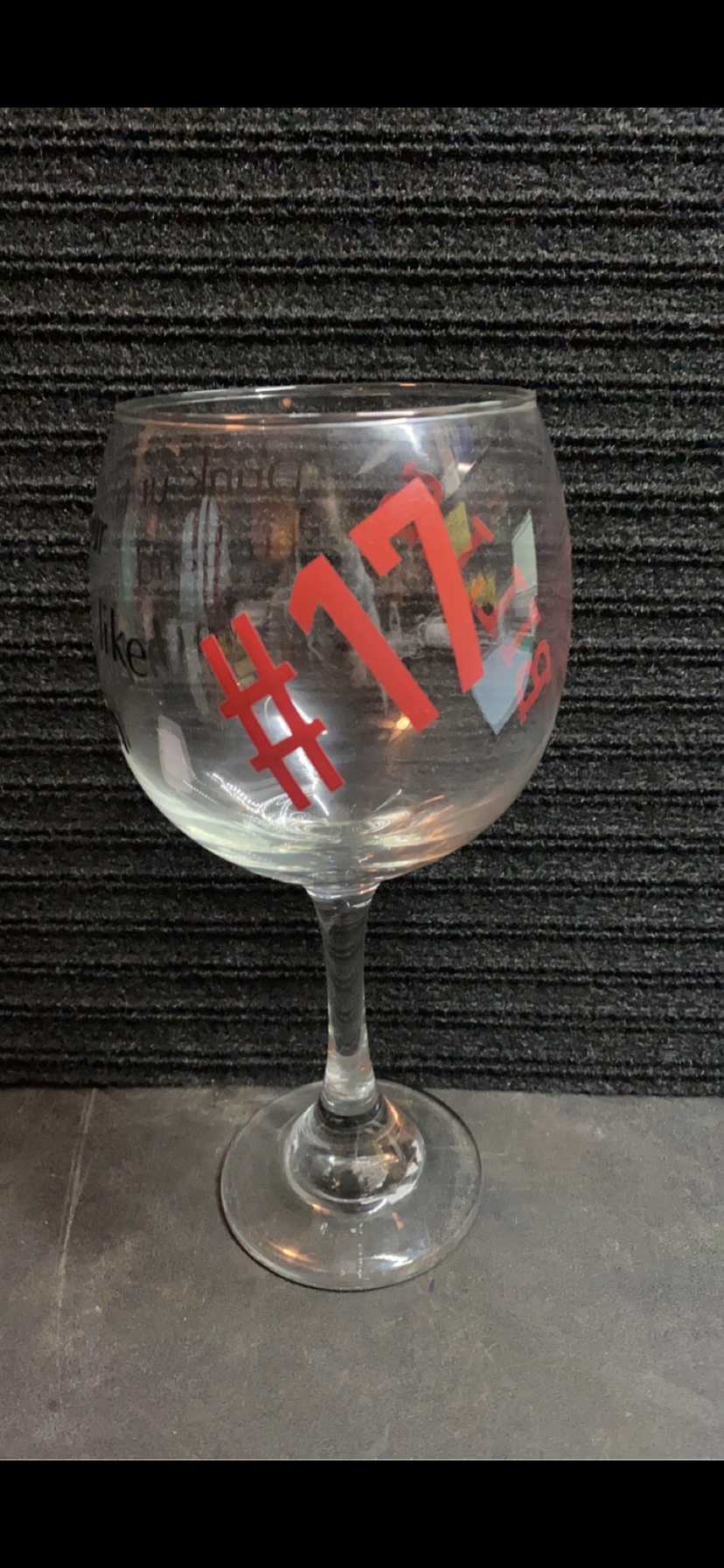 Drink until your husband looks like josh wine glass