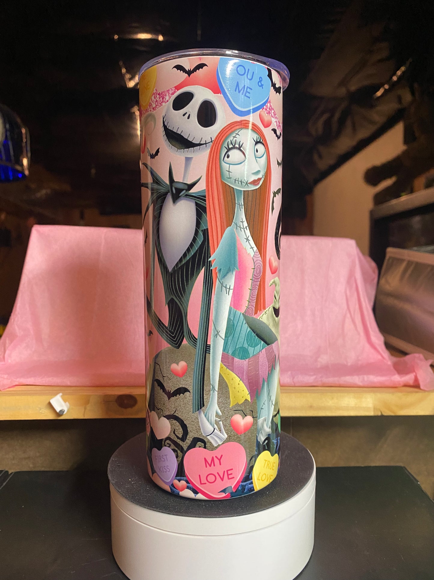 skeleton hearts 20 oz tumblers