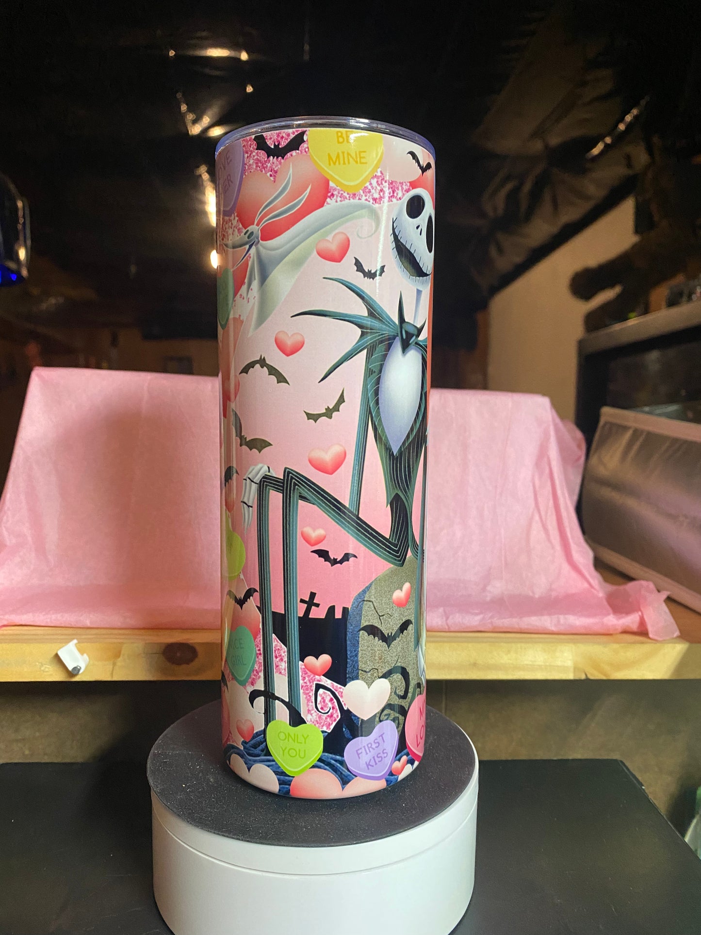 skeleton hearts 20 oz tumblers