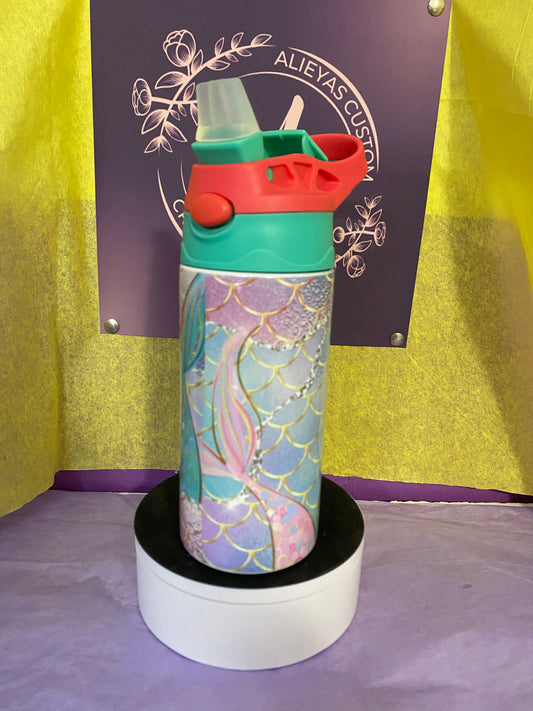 Mermaid 12 oz kids waterbottle