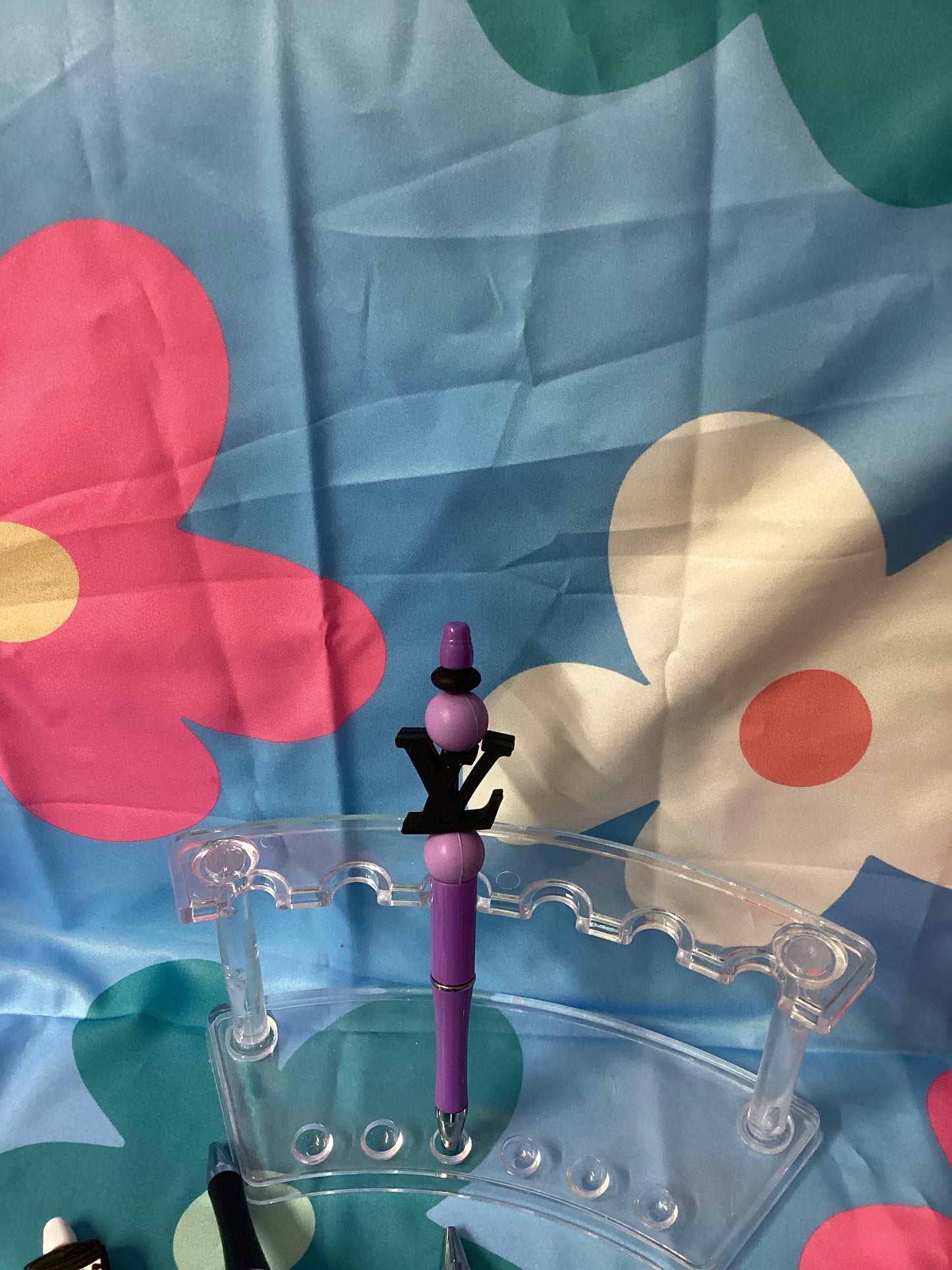 Designer beaded pen