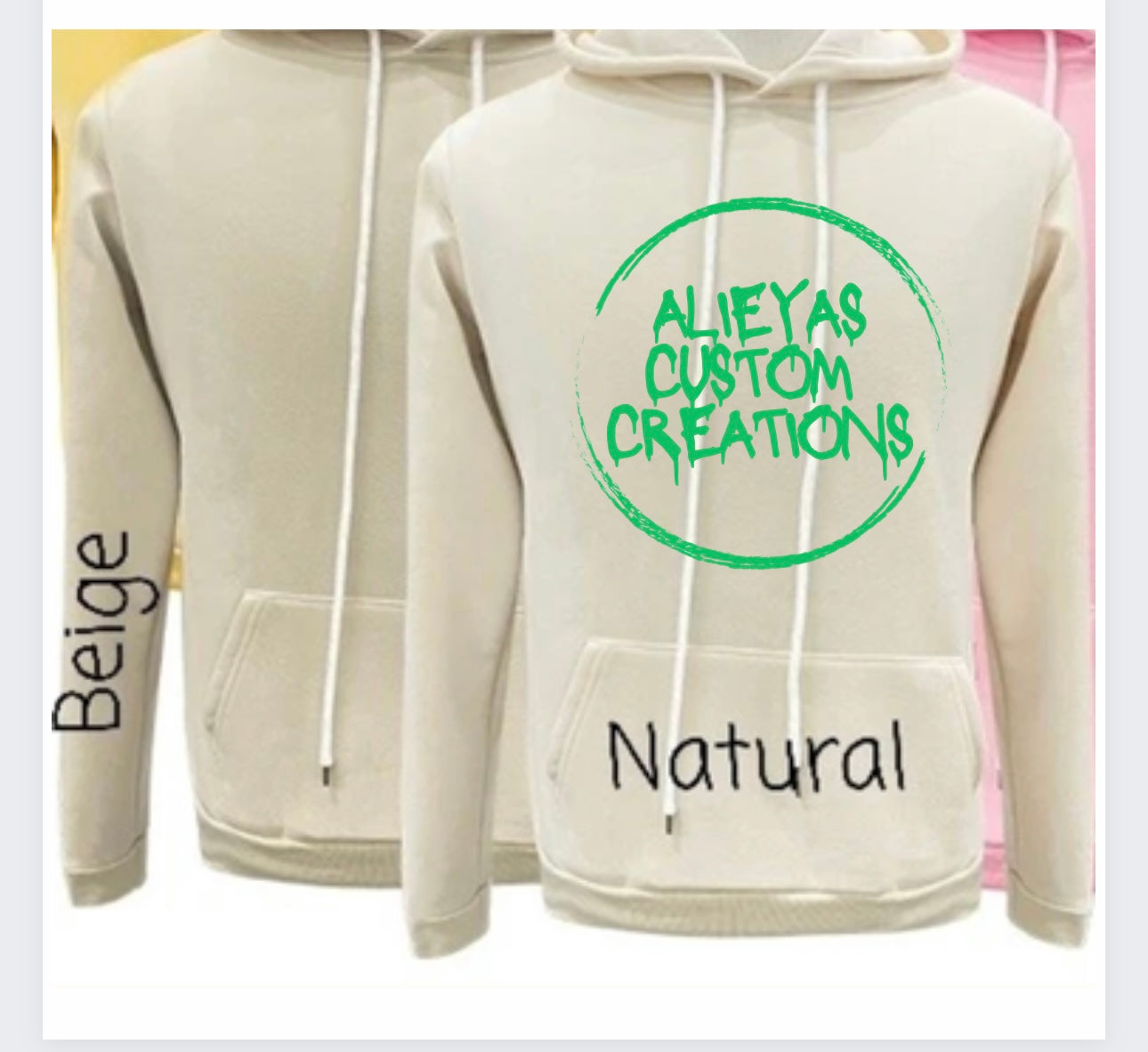 Alieyas custom creations hoodie sizes 4xl-5xl