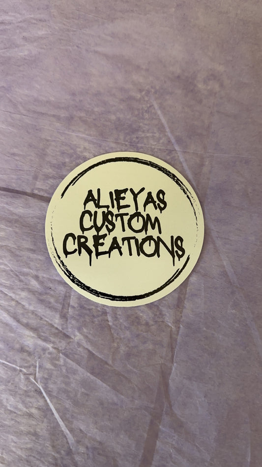 Alieyas Custom Creations sticker