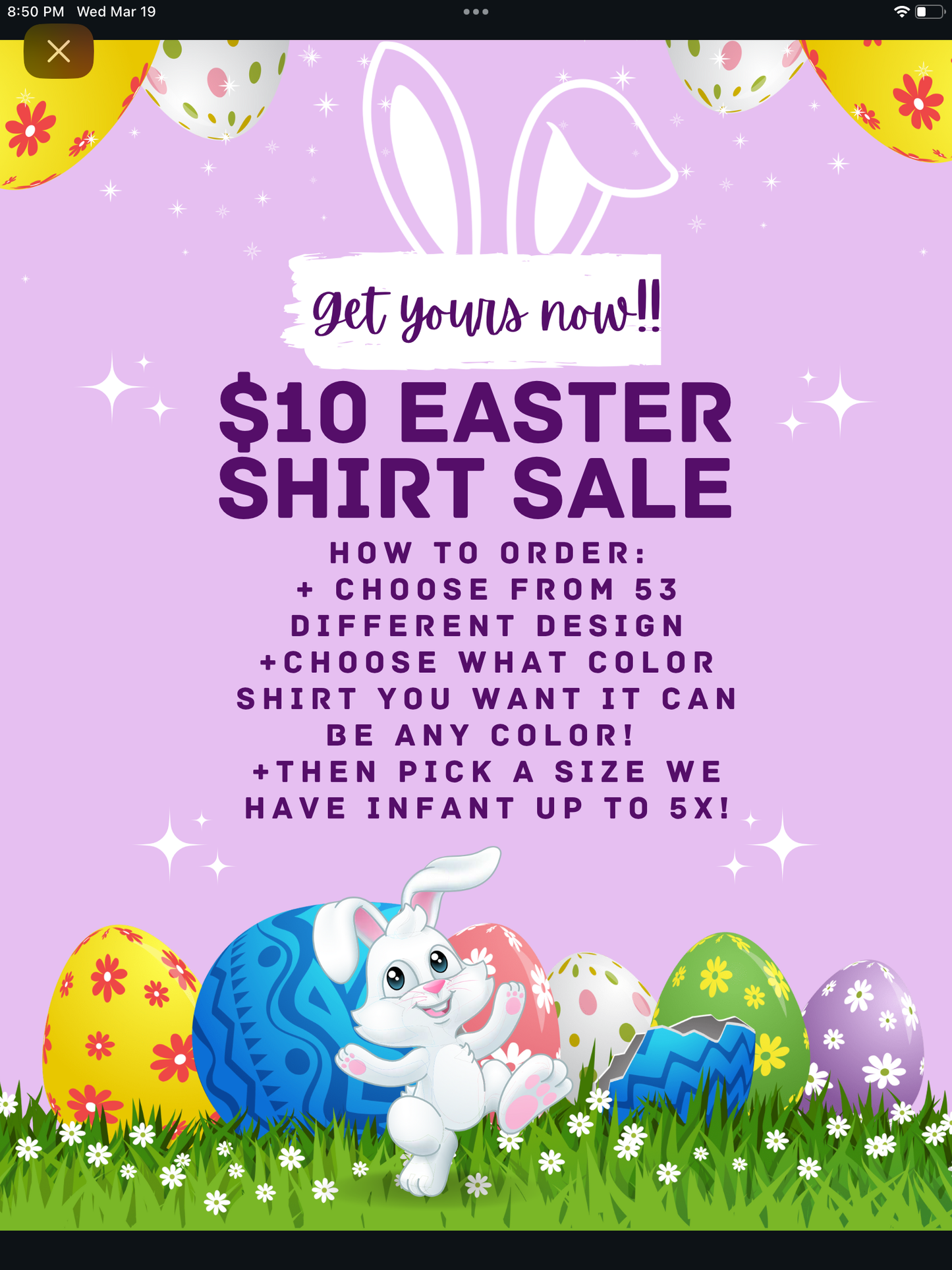 $10 Easter Shirts