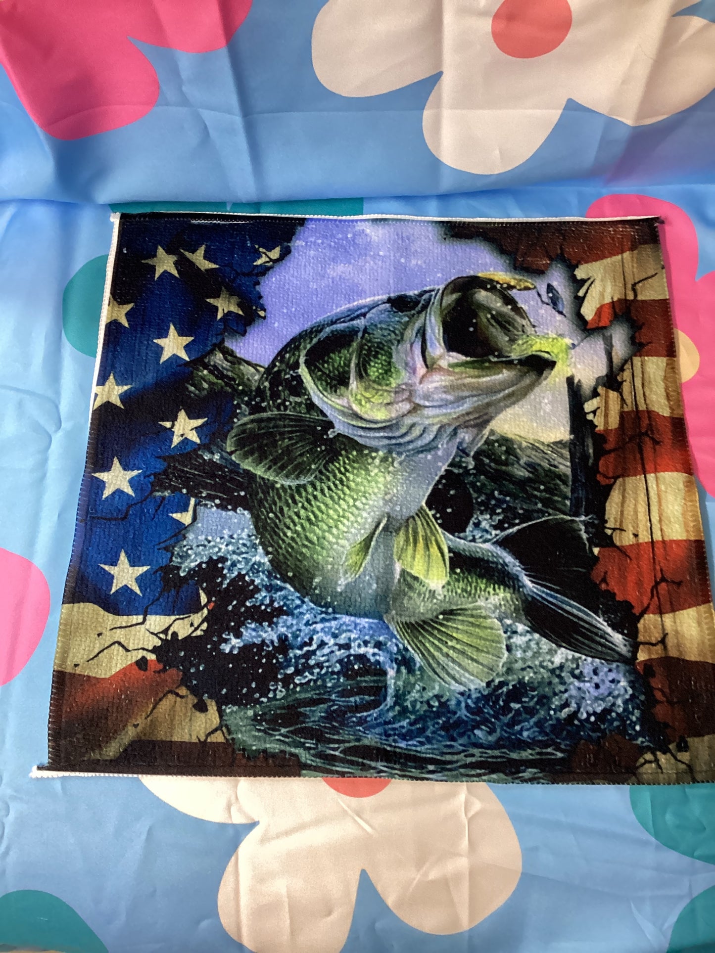 Fishing washcloth