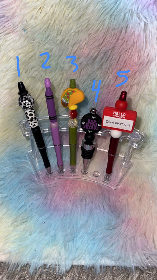 Sale Beaded Pens and wine stopper