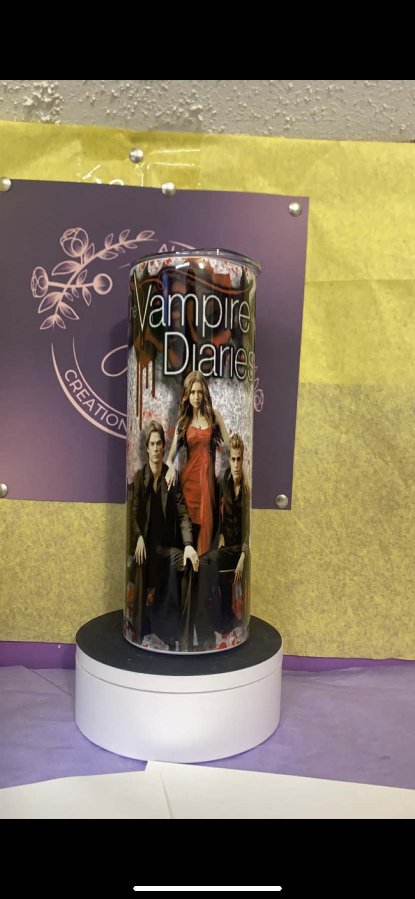 Vampire diaries 20 oz tumbler