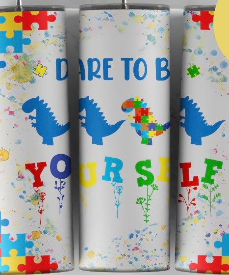 Autism Awareness 20 oz tumbler