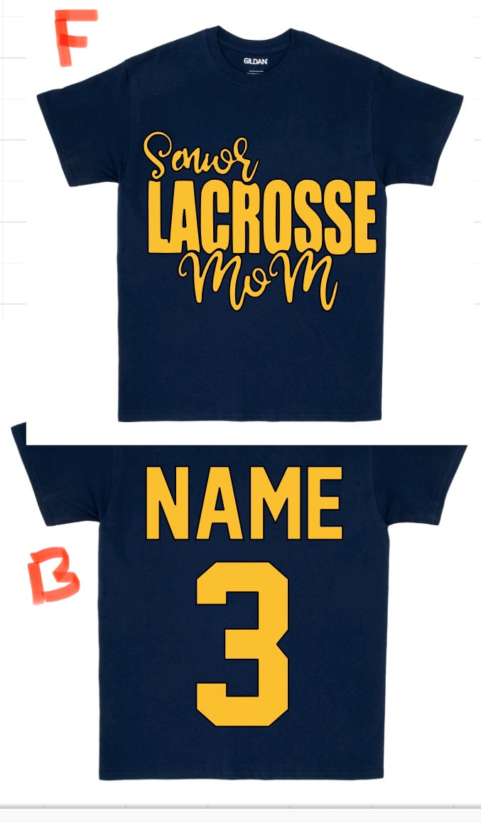 Senior Lacrosse Mom T shirt