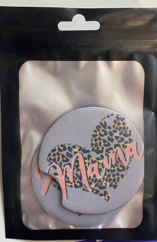 Mama car coasters