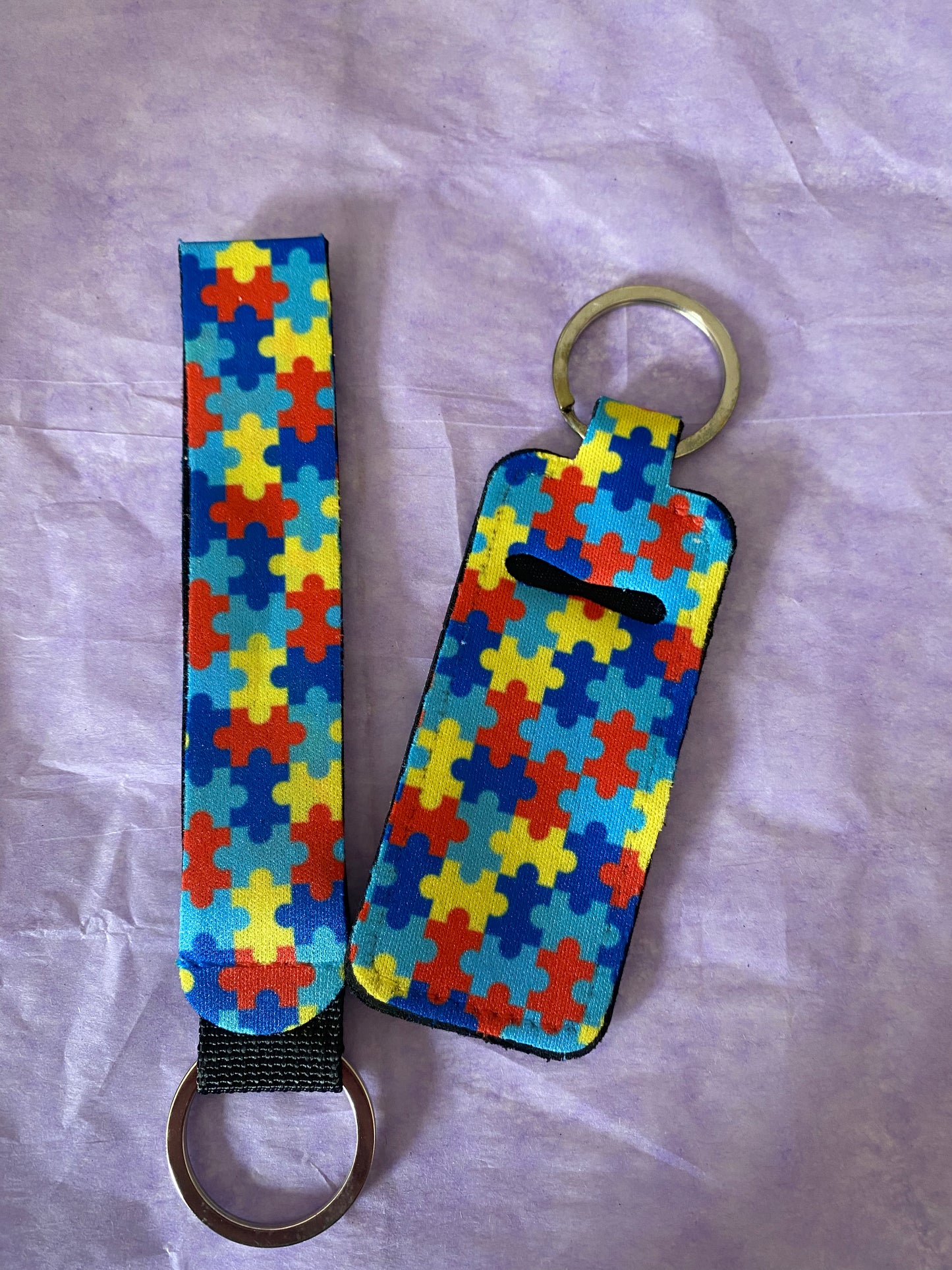 Autism Awareness Chapstick holder