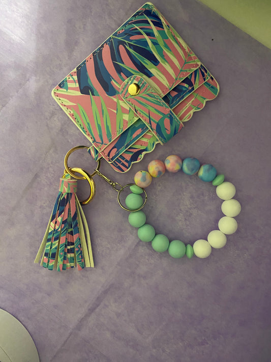 Tropical Wallet and wristlet